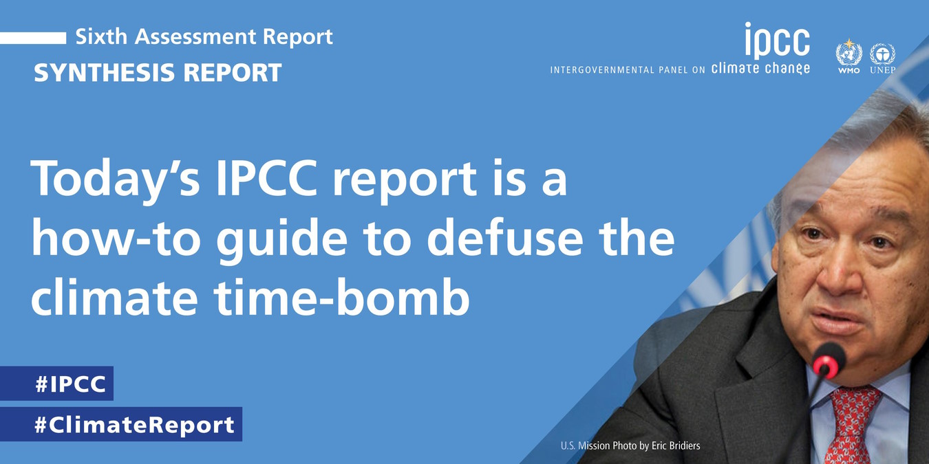 Antonio Guterres: il nuovo report dell'IPCC è un manuale di sopravvivenza per l'umanità