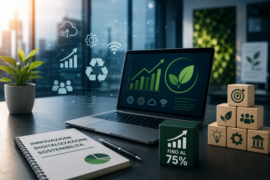 Investimenti Sostenibili 4.0, opportunità anche per le imprese di servizi: contributi fino al 75%
